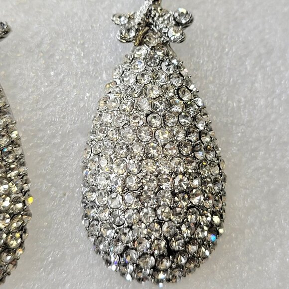 Crystal Rhinestone Earrings - Picture 9 of 13